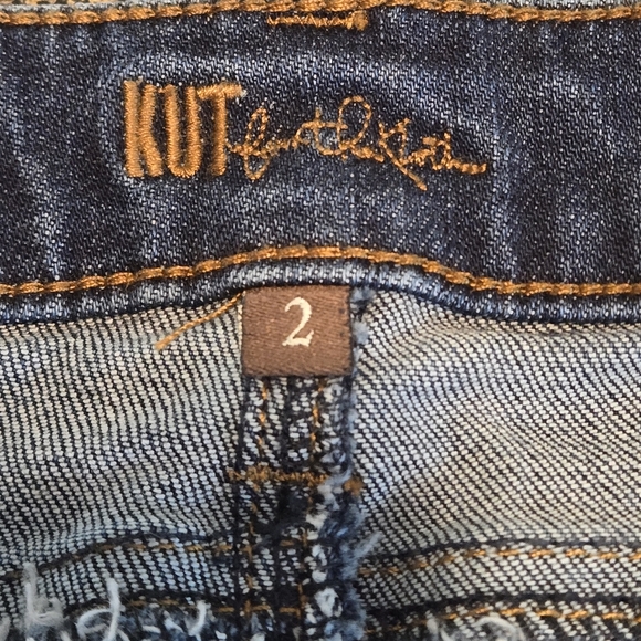 Kut from the Kloth Mid Rise Straight Leg Blue Jeans Size 2 | Women’s Small Denim - Picture 5 of 12